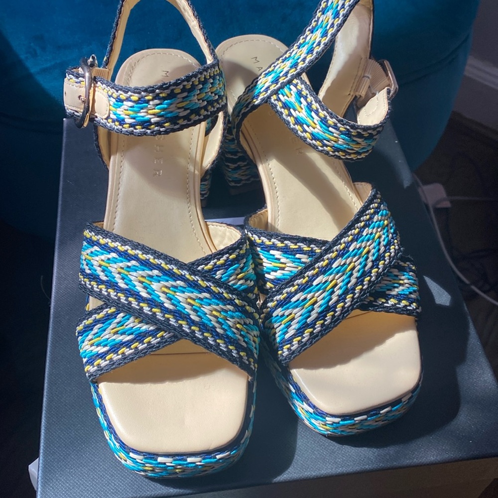 Marc Fisher wedges-Worn once